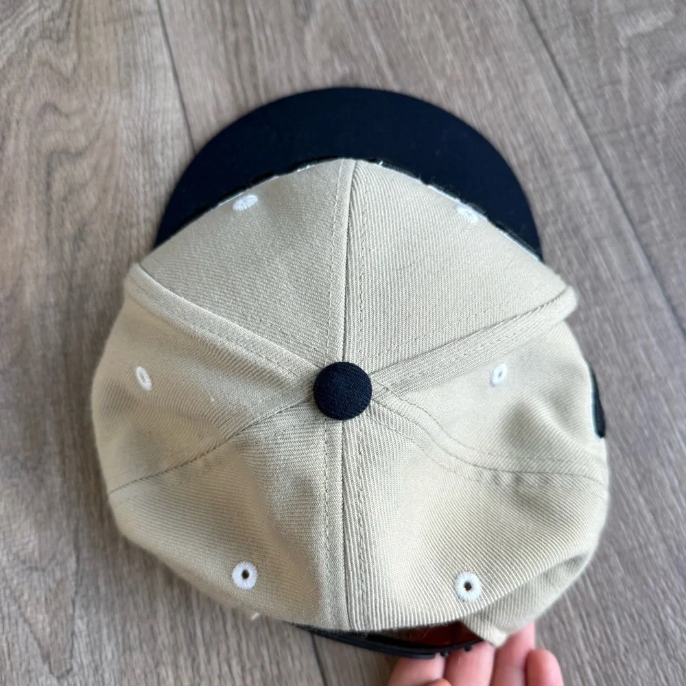 Purdue SnapBack wool blend hat Zephyr tan Boilermakers